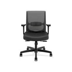 HON Coze 26"-44" Adjustable Desk With Convergence Task Chair, Florence Walnut/Silver/Black (HCZ48FWHCNVUR10) 12 HON Coze 26"-44" Adjustable Desk With Convergence Task Chair, Florence Walnut/Silver/Black (HCZ48FWHCNVUR10) -STAPLES Sales sp133532667 sc7 1