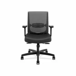 HON Coze 26"-44" Adjustable Desk With Convergence Task Chair, Designer White/Silver/Black (HCZ48DWHCNVUR10) 12 HON Coze 26"-44" Adjustable Desk With Convergence Task Chair, Designer White/Silver/Black (HCZ48DWHCNVUR10) -STAPLES Sales sp133532667 sc7