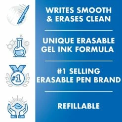 Pilot FriXion Ball Clicker Erasable Gel Pens, Fine Point, Assorted Ink, 3/Pack (31467) 8 Pilot FriXion Ball Clicker Erasable Gel Pens, Fine Point, Assorted Ink, 3/Pack (31467) -STAPLES Sales sp134165696 sc7