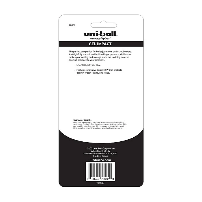 Uni-ball Gel Impact 1MM Metallic, Assorted Ink, 5 Pack (70149) 4 Uni-ball Gel Impact 1MM Metallic, Assorted Ink, 5 Pack (70149) - Image 2