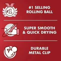 Pilot Precise V5 Rollerball Pens, Extra Fine Point, Black Ink, 5/Pack (26010) -STAPLES Sales sp135695623 sc7