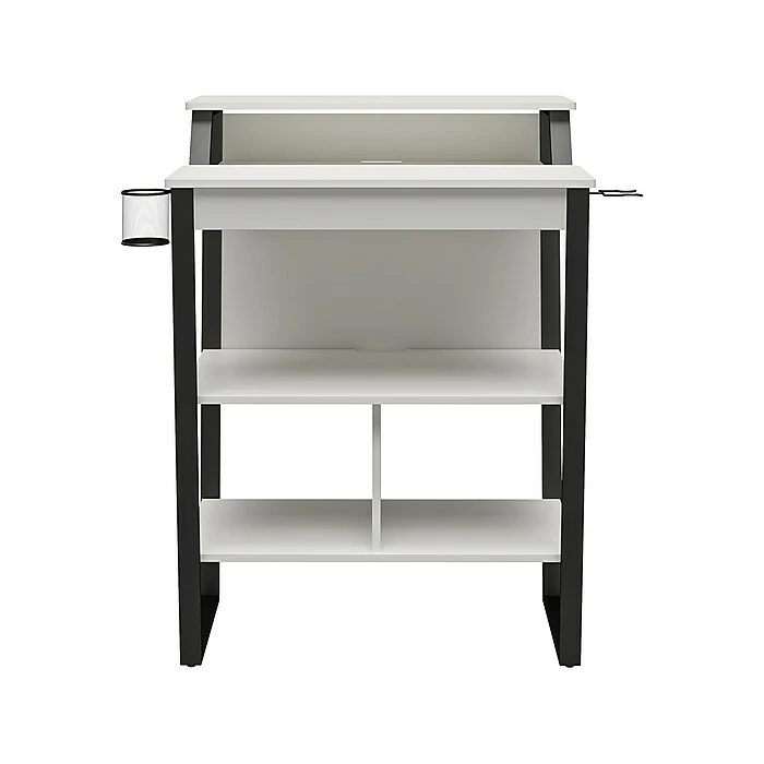 Ameriwood NTense Genesis 41" Standing Desk, White/Black (7031013ST) 4 Ameriwood NTense Genesis 41" Standing Desk, White/Black (7031013ST) - Image 2