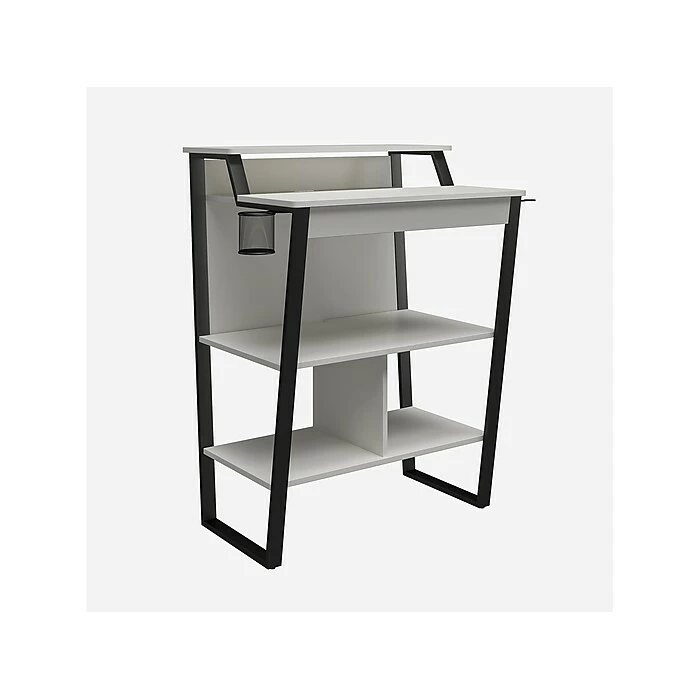 Ameriwood NTense Genesis 41" Standing Desk, White/Black (7031013ST) 6 Ameriwood NTense Genesis 41" Standing Desk, White/Black (7031013ST) - Image 4
