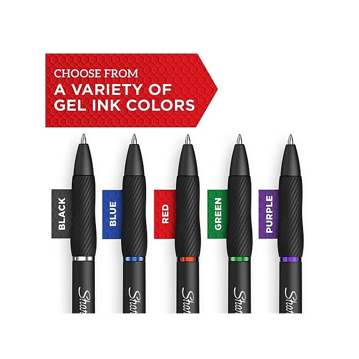 Sharpie S-Gel Retractable Gel Pens, Medium Point, Assorted Inks, 20/Pack (2148319) 6 Sharpie S-Gel Retractable Gel Pens, Medium Point, Assorted Inks, 20/Pack (2148319) - Image 4