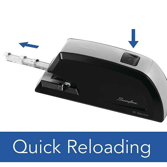 Swingline Commercial Electric Stapler, 20 Sheet Capacity, Black/Silver (06701) 7 Swingline Commercial Electric Stapler, 20 Sheet Capacity, Black/Silver (06701) - Image 5