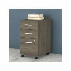 Bush Business Furniture Studio C 3 Drawer Mobile File Cabinet, Modern Hickory (SCF216MHSU) 11 Bush Business Furniture Studio C 3 Drawer Mobile File Cabinet, Modern Hickory (SCF216MHSU) -STAPLES Sales sp143680553 sc7