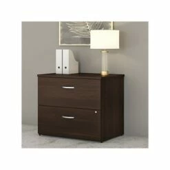 Bush Business Furniture Studio C 2 Drawer Lateral File Cabinet, Black Walnut (SCF136BWSU) 10 Bush Business Furniture Studio C 2 Drawer Lateral File Cabinet, Black Walnut (SCF136BWSU) -STAPLES Sales sp143680562 sc7