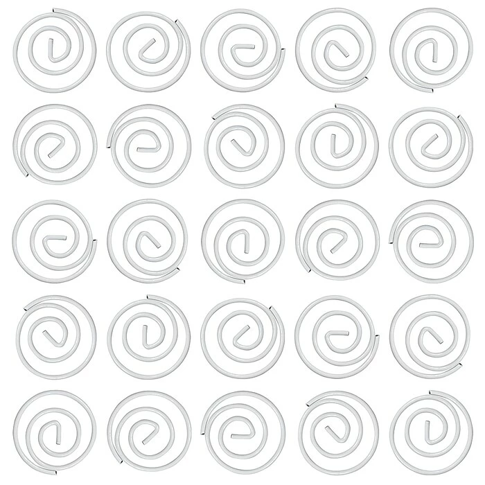 JAM Paper Circular Small Paper Clips, White, 50/Pack (2187139) 7 JAM Paper Circular Small Paper Clips, White, 50/Pack (2187139) - Image 5