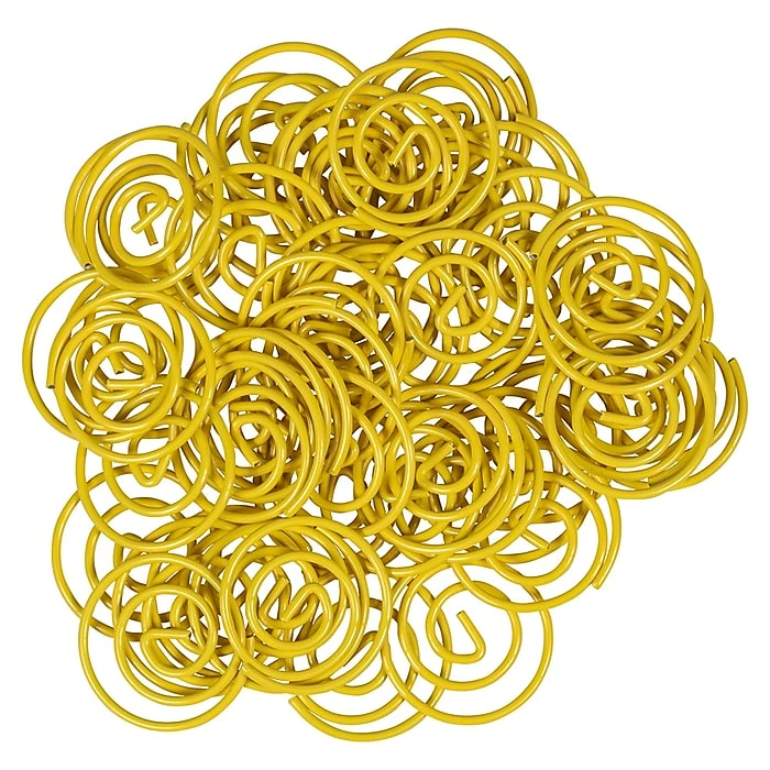 JAM Paper Colored Circular Paper Clips, Round Paperclips, Yellow, 2 Packs Of 50 (2187140B) 7 JAM Paper Colored Circular Paper Clips, Round Paperclips, Yellow, 2 Packs Of 50 (2187140B) - Image 5