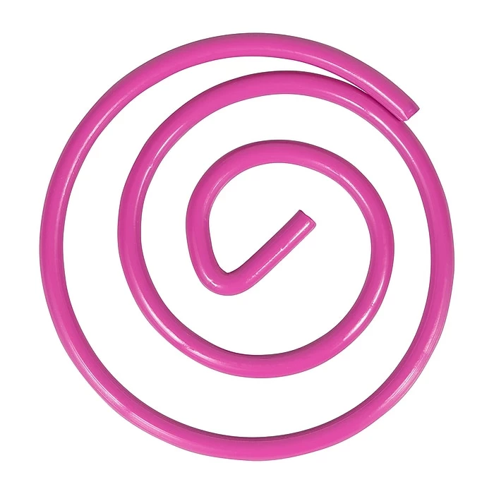 JAM Paper Colored Circular Paper Clips, Round Paperclips, Hot Pink Fuchsia, 2 Packs Of 50 (2187136B) 5 JAM Paper Colored Circular Paper Clips, Round Paperclips, Hot Pink Fuchsia, 2 Packs Of 50 (2187136B) - Image 3