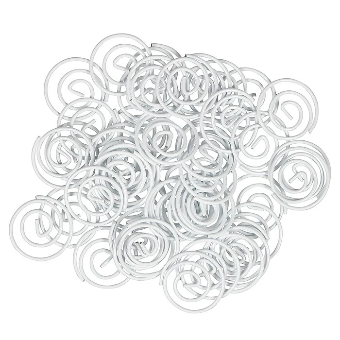 JAM Paper Circular Small Paper Clips, White, 50/Pack (2187139) 6 JAM Paper Circular Small Paper Clips, White, 50/Pack (2187139) - Image 4