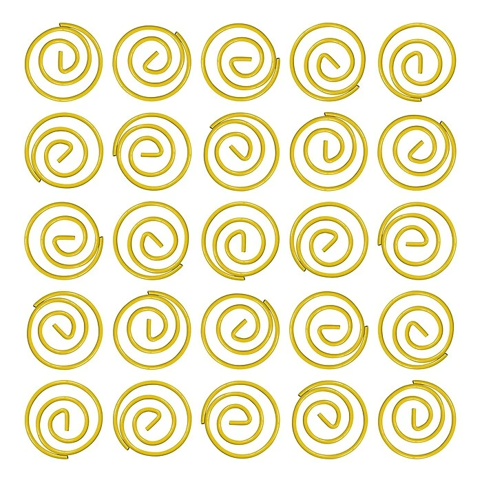 JAM Paper Colored Circular Paper Clips, Round Paperclips, Yellow, 2 Packs Of 50 (2187140B) 6 JAM Paper Colored Circular Paper Clips, Round Paperclips, Yellow, 2 Packs Of 50 (2187140B) - Image 4