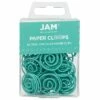 JAM Paper Colored Circular Paper Clips, Round Paperclips, Teal, 50/Pack (21832066) 2 JAM Paper Colored Circular Paper Clips, Round Paperclips, Teal, 50/Pack (21832066) -STAPLES Sales sp145003486 sc7 1