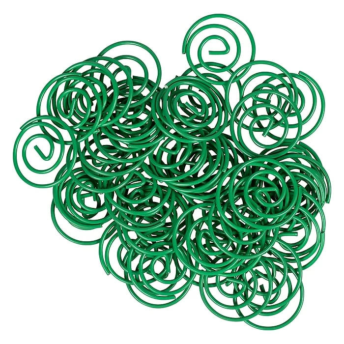 JAM Paper Colored Circular Paper Clips, Round Paperclips, Green, 2 Packs Of 50 (2187135B) 6 JAM Paper Colored Circular Paper Clips, Round Paperclips, Green, 2 Packs Of 50 (2187135B) - Image 4