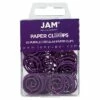 JAM Paper Circular Small Paper Clips, Purple, 50/Pack (2187137) 1 JAM Paper Circular Small Paper Clips, Purple, 50/Pack (2187137) -STAPLES Sales sp145003511 sc7 1