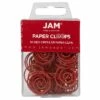 JAM Paper Circular Small Paper Clips, Red, 50/Pack (2187138) 2 JAM Paper Circular Small Paper Clips, Red, 50/Pack (2187138) -STAPLES Sales sp145003512 sc7