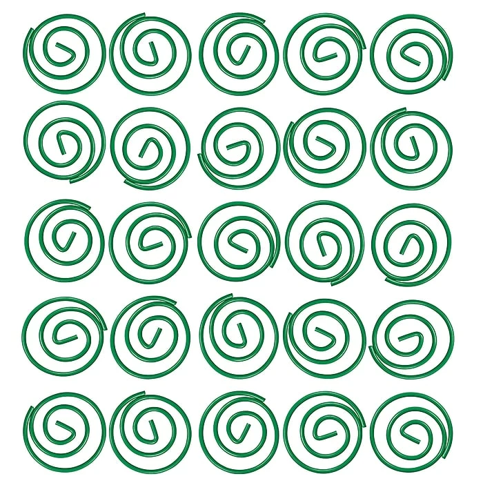 JAM Paper Colored Circular Paper Clips, Round Paperclips, Green, 2 Packs Of 50 (2187135B) 7 JAM Paper Colored Circular Paper Clips, Round Paperclips, Green, 2 Packs Of 50 (2187135B) - Image 5