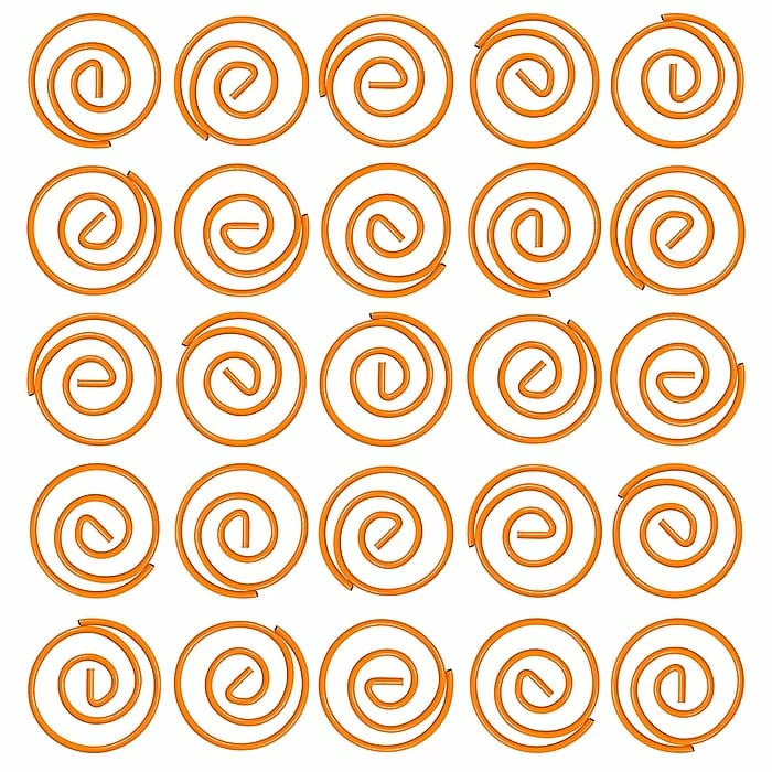 JAM Paper Colored Circular Paper Clips, Round Paperclips, Orange, 2 Packs Of 50 (21827540B) 7 JAM Paper Colored Circular Paper Clips, Round Paperclips, Orange, 2 Packs Of 50 (21827540B) - Image 5