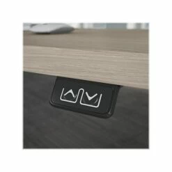 Bush Business Furniture Move 40 Series 28"-48" Adjustable Standing Desk, Sand Oak/Cool Gray Metallic (M4S4830SOSK) 15 Bush Business Furniture Move 40 Series 28"-48" Adjustable Standing Desk, Sand Oak/Cool Gray Metallic (M4S4830SOSK) -STAPLES Sales sp145952747 sc7