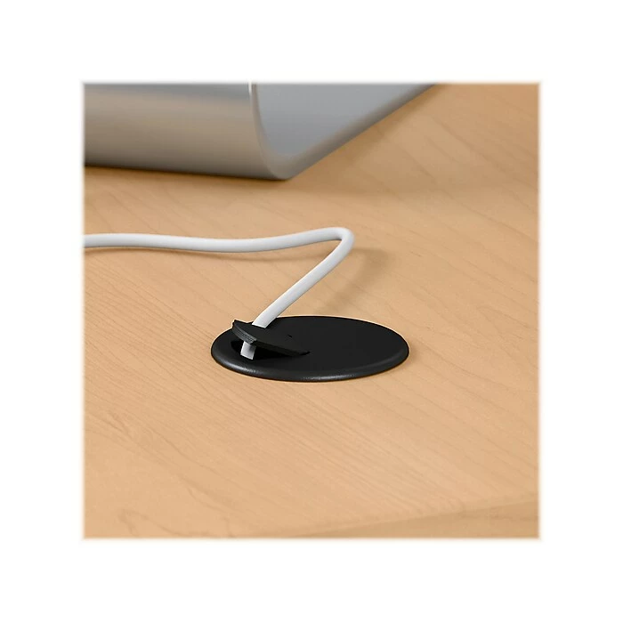 Bush Business Furniture Move 40 Series 28"-48" Adjustable Standing Desk, Natural Maple/Cool Gray Metallic (M4S4830ACSK) 9 Bush Business Furniture Move 40 Series 28"-48" Adjustable Standing Desk, Natural Maple/Cool Gray Metallic (M4S4830ACSK) - Image 7