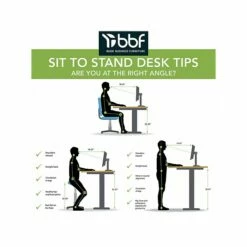 Bush Business Furniture Move 40 Series 28"-48" Adjustable Standing Desk, Sand Oak/Cool Gray Metallic (M4S6030SOSK) 13 Bush Business Furniture Move 40 Series 28"-48" Adjustable Standing Desk, Sand Oak/Cool Gray Metallic (M4S6030SOSK) -STAPLES Sales sp145953939 sc7