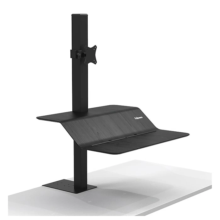 Fellowes Lotus VE Sit-Stand Single Workstation, Black (2750862) 8 Fellowes Lotus VE Sit-Stand Single Workstation, Black (2750862) - Image 6