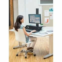 Fellowes Lotus VE Sit-Stand Single Workstation, Black (2750862) 17 Fellowes Lotus VE Sit-Stand Single Workstation, Black (2750862) -STAPLES Sales sp146577775 sc7