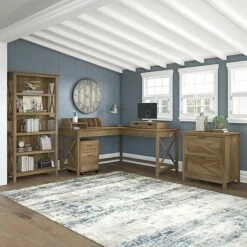 Bush Furniture Key West 2-Drawer Lateral File Cabinet, Letter/Legal, Reclaimed Pine, 30" (KWF130RCP-03) -STAPLES Sales sp147387246 sc7