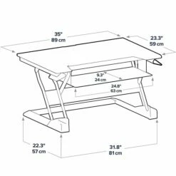 Ergotron WorkFit-T 35"W Adjustable Riser (33-397-085) 15 Ergotron WorkFit-T 35"W Adjustable Riser (33-397-085) -STAPLES Sales sp147485078 sc7