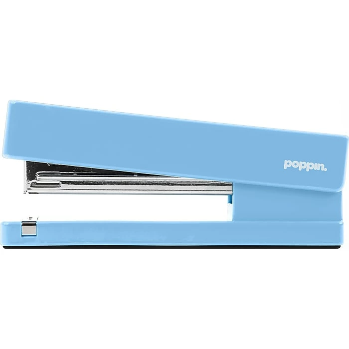 Poppin Desktop Stapler, 20-Sheet Capacity, Sky (108542) 4 Poppin Desktop Stapler, 20-Sheet Capacity, Sky (108542) - Image 2