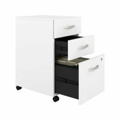 Bush Business Furniture Hybrid 3-Drawer Mobile File Cabinet, Letter/Legal, White, 20" (HYF216WHSU-Z) 15 Bush Business Furniture Hybrid 3-Drawer Mobile File Cabinet, Letter/Legal, White, 20" (HYF216WHSU-Z) -STAPLES Sales sp147696194 sc7