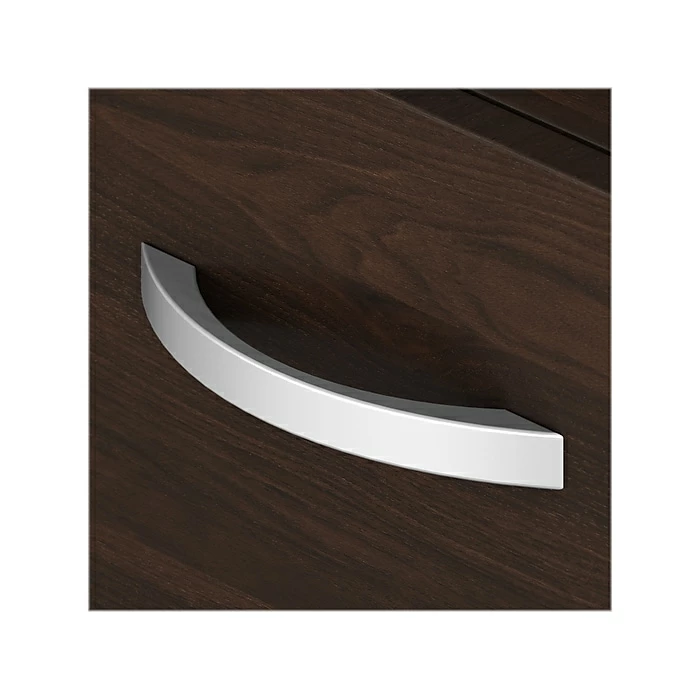 Bush Business Furniture Hybrid 2-Drawer Mobile File Cabinet, Letter/Legal, Black Walnut, 20" (HYF116BWSU-Z) 7 Bush Business Furniture Hybrid 2-Drawer Mobile File Cabinet, Letter/Legal, Black Walnut, 20" (HYF116BWSU-Z) - Image 5