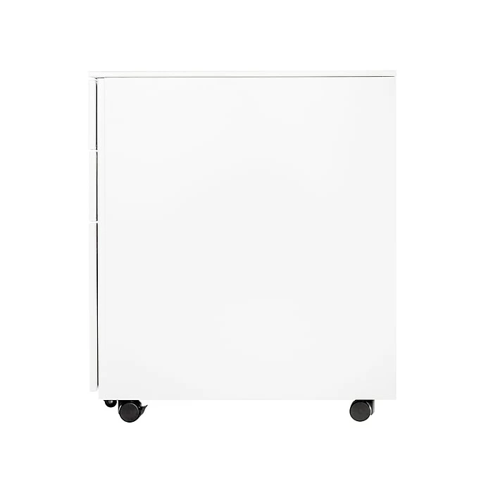 Gry Mattr 3-Drawer Vertical File Cabinet, Mobile, Letter/Legal, White, 21" (GMCC-00848) 5 Gry Mattr 3-Drawer Vertical File Cabinet, Mobile, Letter/Legal, White, 21" (GMCC-00848) - Image 3