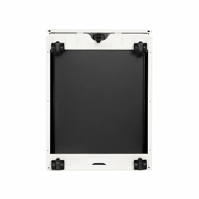 Gry Mattr 3-Drawer Vertical File Cabinet, Mobile, Letter/Legal, White, 21" (GMCC-00848) 8 Gry Mattr 3-Drawer Vertical File Cabinet, Mobile, Letter/Legal, White, 21" (GMCC-00848) - Image 6