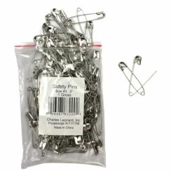 Charles Leonard 2" Safety Pins, Silver, 144 Per Pack, 5 Packs (CHL83200-5) 5 Charles Leonard 2" Safety Pins, Silver, 144 Per Pack, 5 Packs (CHL83200-5) -STAPLES Sales sp148288144 sc7