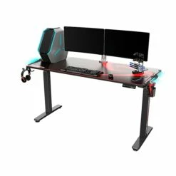 Eureka Ergonomic 31"-51" Adjustable Gaming Desk, Black (GD0054-BK) 10 Eureka Ergonomic 31"-51" Adjustable Gaming Desk, Black (GD0054-BK) -STAPLES Sales sp148400978 sc7