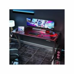 Eureka Ergonomic 31"-51" Adjustable Gaming Desk, Black (GD0054-BK) 13 Eureka Ergonomic 31"-51" Adjustable Gaming Desk, Black (GD0054-BK) -STAPLES Sales sp148401003 sc7