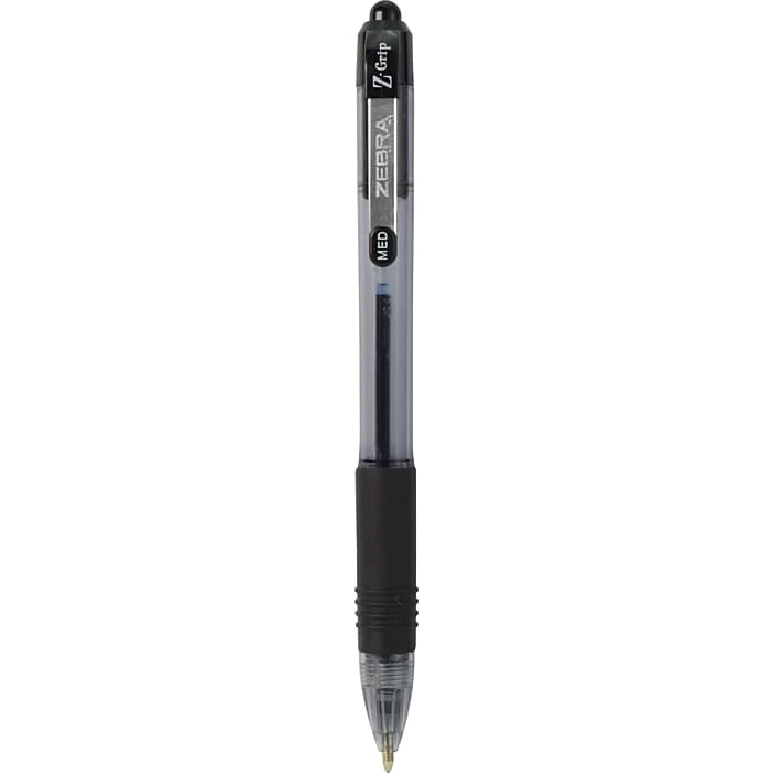 Zebra Z-Grip Retractable Ballpoint Pen, Medium Point, Black Ink, 18/Pack (ZEB22218) 4 Zebra Z-Grip Retractable Ballpoint Pen, Medium Point, Black Ink, 18/Pack (ZEB22218) - Image 2