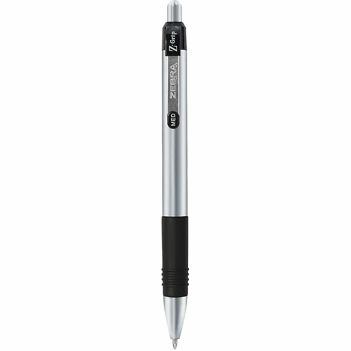 Zebra Z-Grip Elite Retractable Ballpoint Pen, Medium Point, Black Ink, Dozen (27010) 4 Zebra Z-Grip Elite Retractable Ballpoint Pen, Medium Point, Black Ink, Dozen (27010) - Image 2