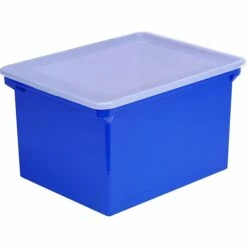 Storex Plastic Locking File Tote, Letter/Legal, Blue (STX61554U01C) -STAPLES Sales sp153310715 sc7