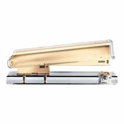 Russell+Hazel Fashion Stapler, 20-Sheet Capacity, Gold/Clear, Each (81704R)