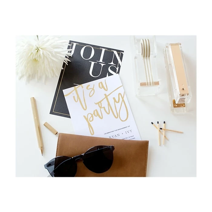 Russell+Hazel Fashion Stapler, 20-Sheet Capacity, Gold/Clear, Each (81704R) 7 Russell+Hazel Fashion Stapler, 20-Sheet Capacity, Gold/Clear, Each (81704R) - Image 5