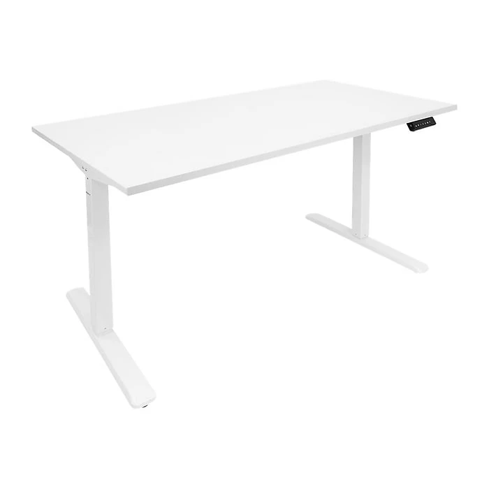 Mount-It! 30"-49"H Adjustable Electric Sit-Stand Desk, White (MI-18061) 3 Mount-It! 30"-49"H Adjustable Electric Sit-Stand Desk, White (MI-18061)