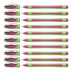 Schneider® Schneider Xpress Fineliner Fineliner Pen, Fiber Tip 0.8mm, Pink Ink, Pack Of 10 (PSY190009-10)
