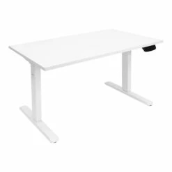 Mount-It! 25"-51"H Adjustable Electric Sit-Stand Desk, White (MI-18066)