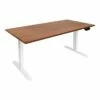 Mount-It! 25"-51"H Adjustable Electric Sit-Stand Desk, Brown/White (MI-18068) 2 Mount-It! 25"-51"H Adjustable Electric Sit-Stand Desk, Brown/White (MI-18068) -STAPLES Sales sp161464440 sc7