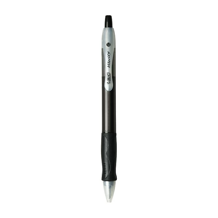 BIC Velocity Retractable Ballpoint Pens, Medium Point, Black Ink, Dozen (16264/VLG11) 5 BIC Velocity Retractable Ballpoint Pens, Medium Point, Black Ink, Dozen (16264/VLG11) - Image 3