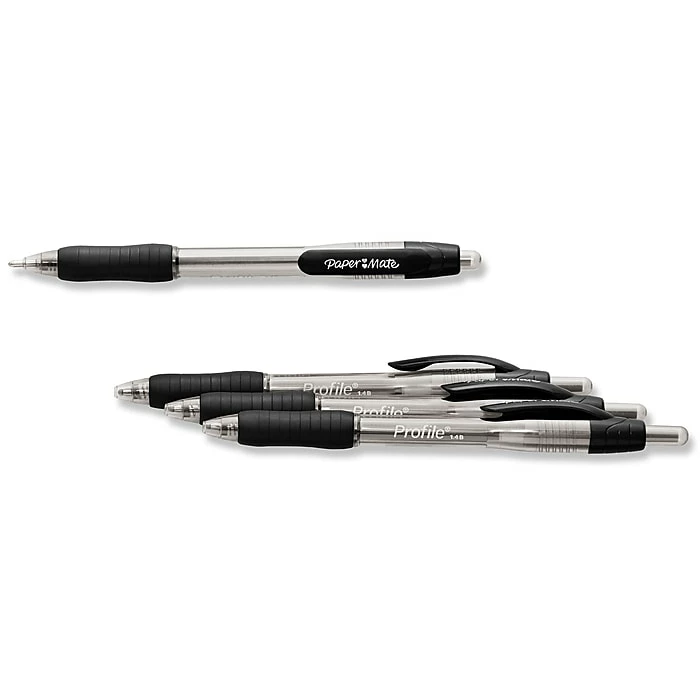 Paper Mate Profile Retractable Ballpoint Pen, Bold Point, Black Ink, 36/Pack (1231064) 4 Paper Mate Profile Retractable Ballpoint Pen, Bold Point, Black Ink, 36/Pack (1231064) - Image 2