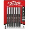 Sharpie Rollerball Pen, Needle Point Precision Pen, Black Ink, 8/Pack (2116307) 1 Sharpie Rollerball Pen, Needle Point Precision Pen, Black Ink, 8/Pack (2116307) -STAPLES Sales sp162555666 sc7