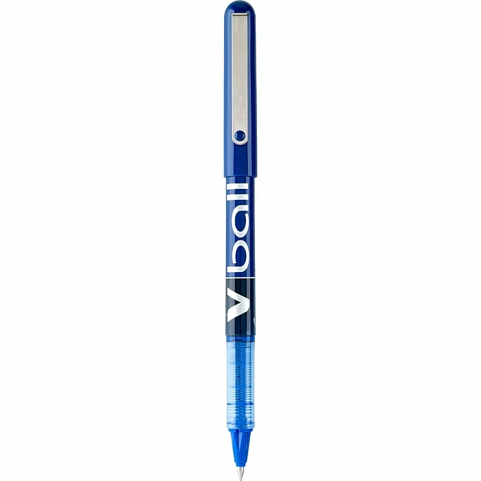 Pilot VBall Rollerball Pens, Extra Fine Point, Blue Ink, Dozen (35201) 4 Pilot VBall Rollerball Pens, Extra Fine Point, Blue Ink, Dozen (35201) - Image 2